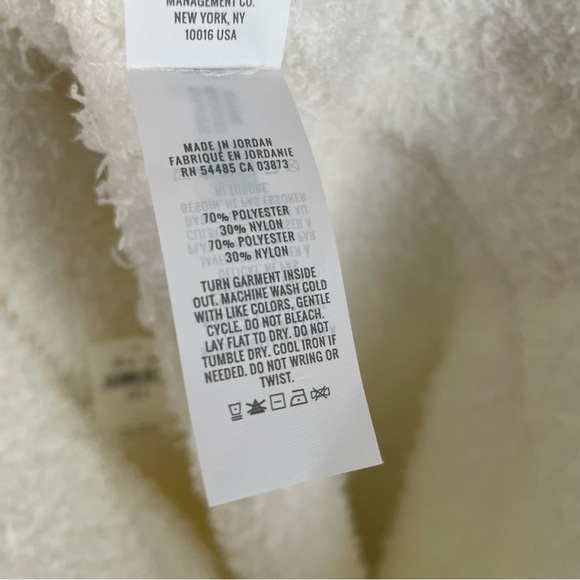 Aerie Soft Fuzzy Stretchy Cosy White Lounge Pants size L - Picture 8 of 8